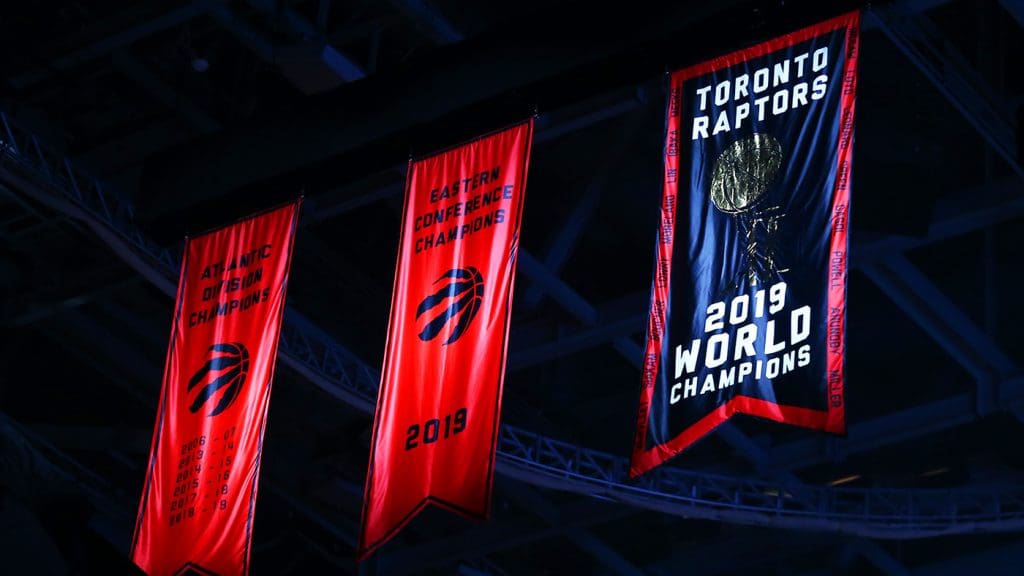 Raptors Championship Banner NBA