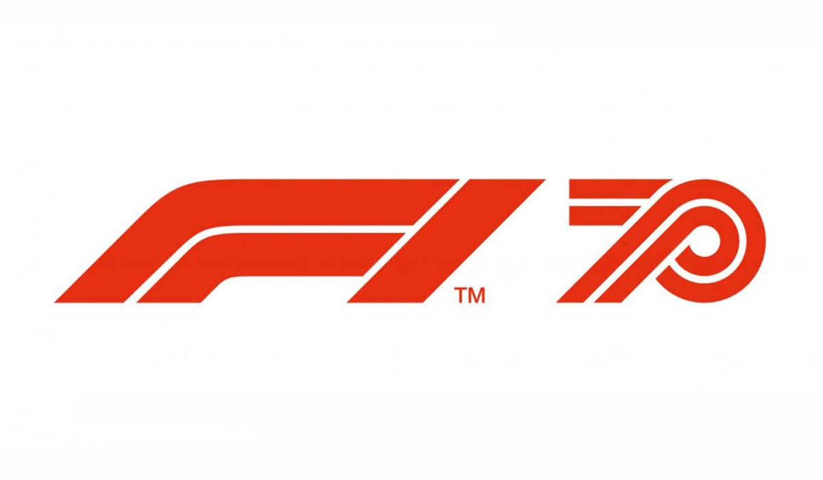 Logo 70 años de la F1