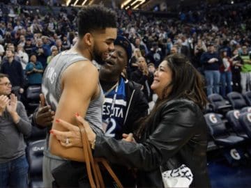 madre de Karl-Anthony Towns