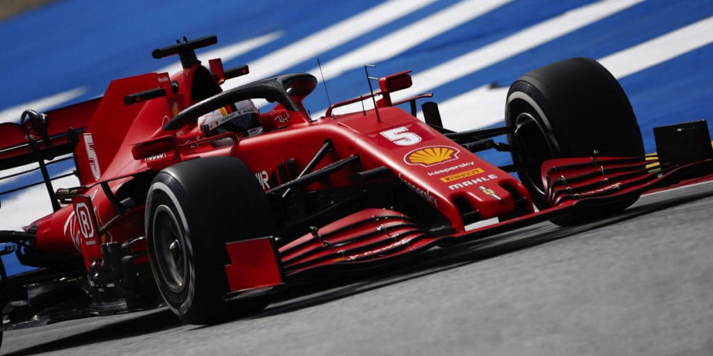 Sebastian Vettel mejoró considerablemente con relación a los libres 1 del GP de Austria.