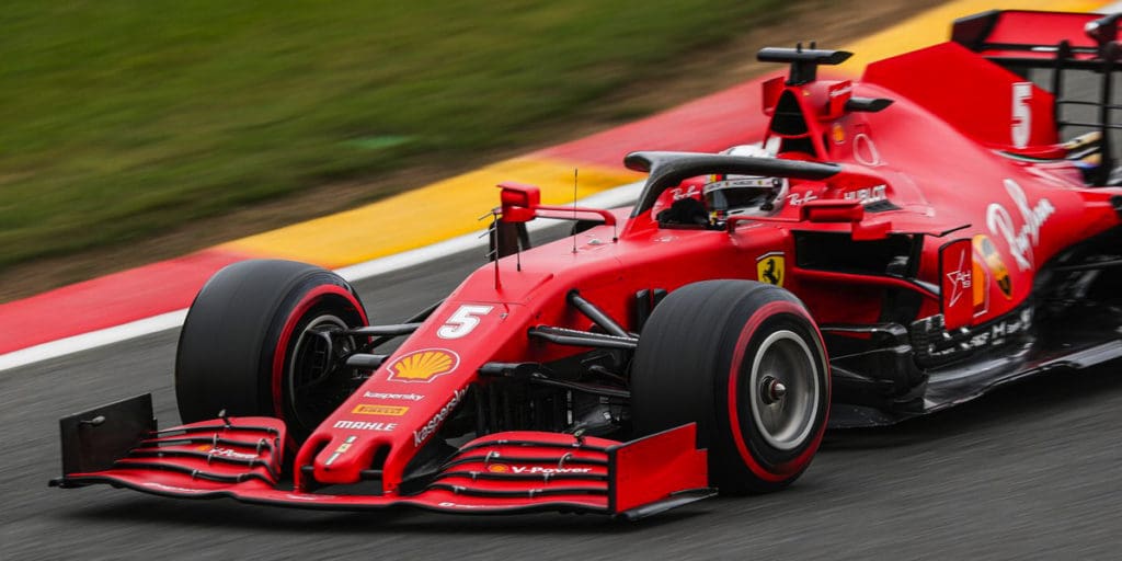 El SF1000 de Ferrari parece ir mal en todo. No logran que los Pirelli funcionen en rango óptimo de temperatura.