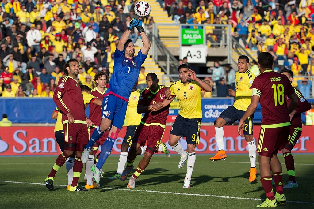 Alain Baroja, portero de Venezuela. 