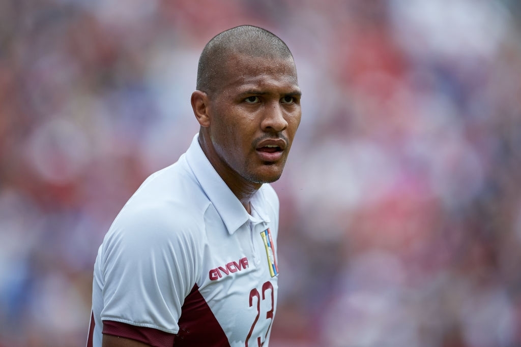 Salomón Rondón, artillero histórico de la Vinotinto con 30 goles.