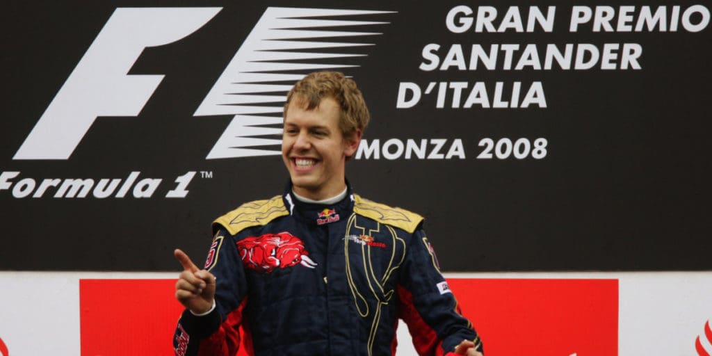 La primera victoria de Vettel presagiaba el brillante futuro que tendría por delante y que hoy vive sus horas mas grises.