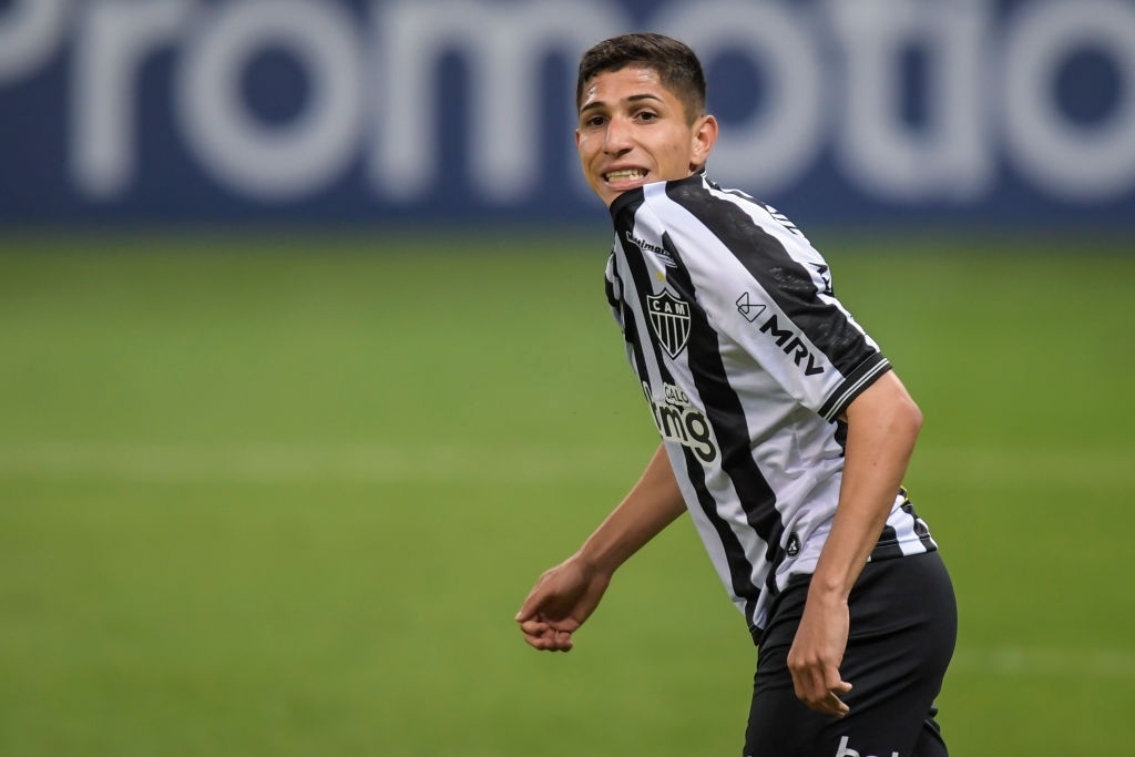 Jefferson Savarino con Atlético Mineiro. 