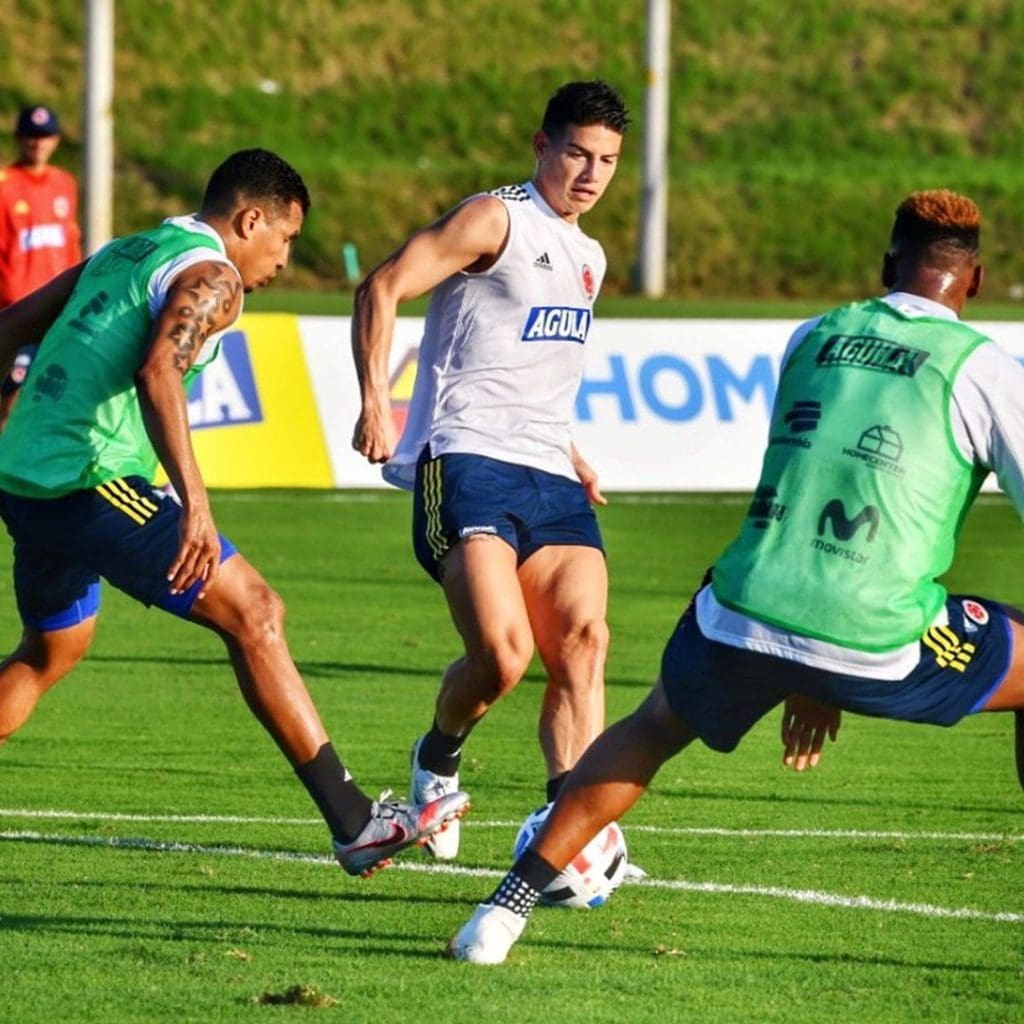 James y la Selección Colombia preparados para nueva jornadas de eliminatorias.