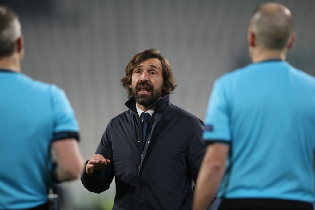 Andrea Pirlo, DT de la Juventus.