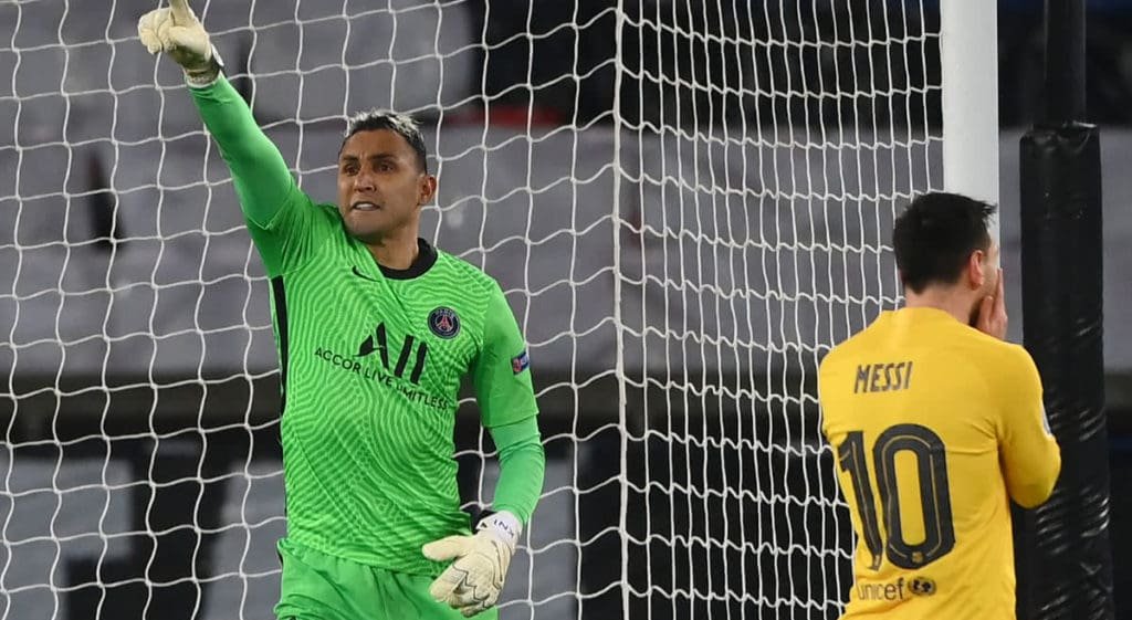 Top 5: mejores jugadores de la jornada de Champions League 8 keylornavasmessi e1615494905989