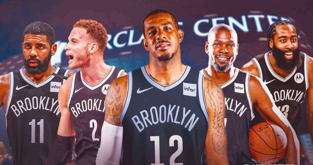 ¿Podrá Brooklyn Nets quedarse con el anillo de la NBA? 4 Nets LaMarcus Aldridge James Harden Kevin Durant Kyrie Irving1 e1617301198595