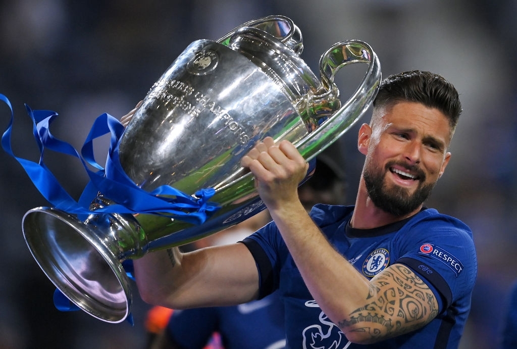 Olivier Giroud, máximo goleador del Chelsea en la Champions 2020-21