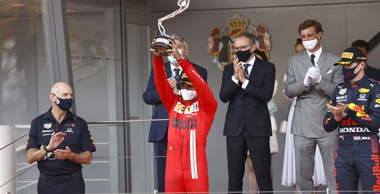 Carlos Sainz Jr. Podio - Mónaco 2021