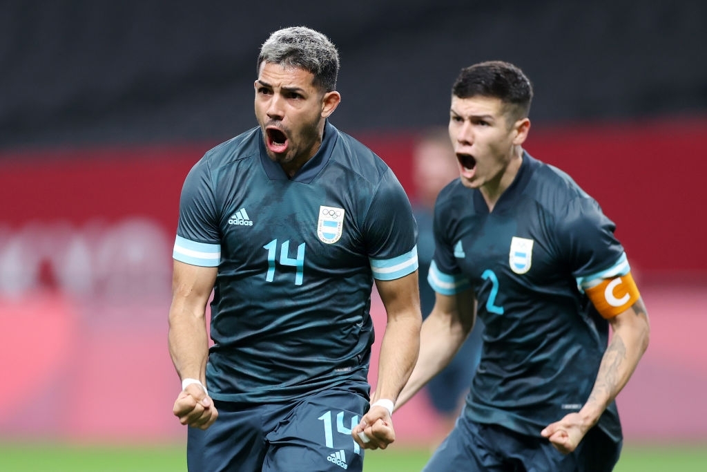 Facundo Medina, autor del gol de Argentina para vencer a Egipto