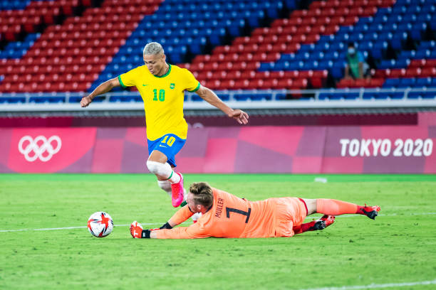 Richarlison marcó triplete en el arranque de Brasil en Tokio 2020