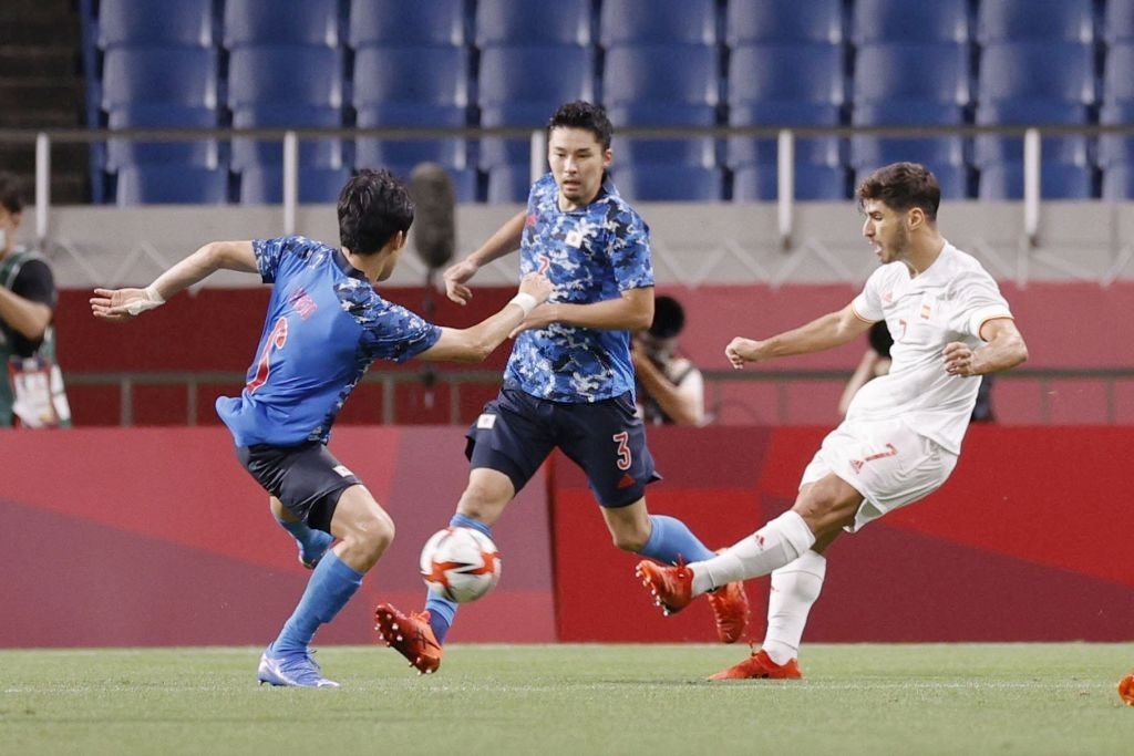 Marco Asensio anotó el gol del triunfo español sobre Japón