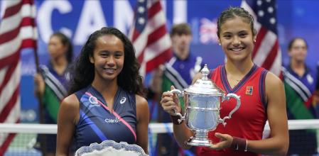 Emma Raducanu y Leylah Fernandez, final femenina US Open 2021