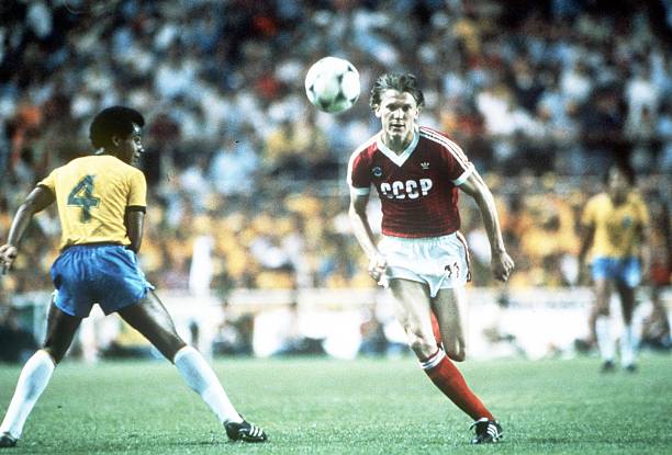 Oleg Blokhin en el Mundial de España 1982