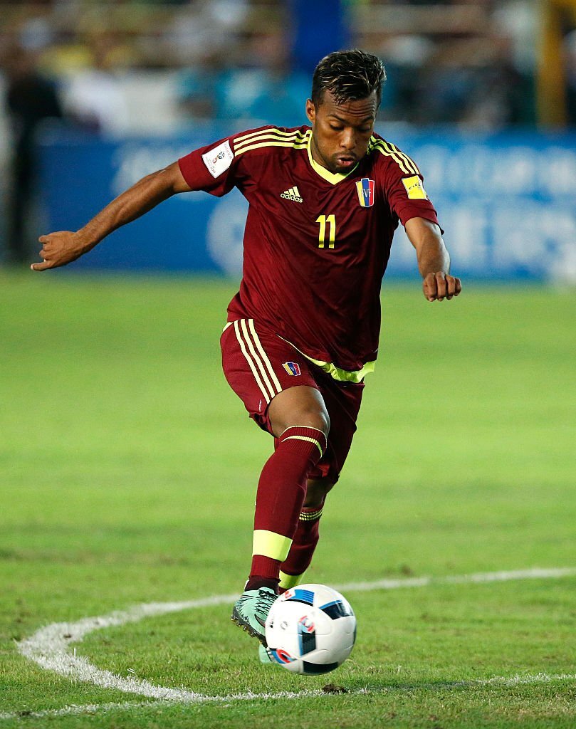 "Cariaco" González en 2016 con la Vinotinto