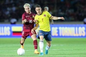 Yeferson Soteldo y Rafael Santos Borré