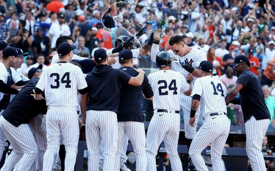 Yankees de Nueva York ganan por walk off a los Astros