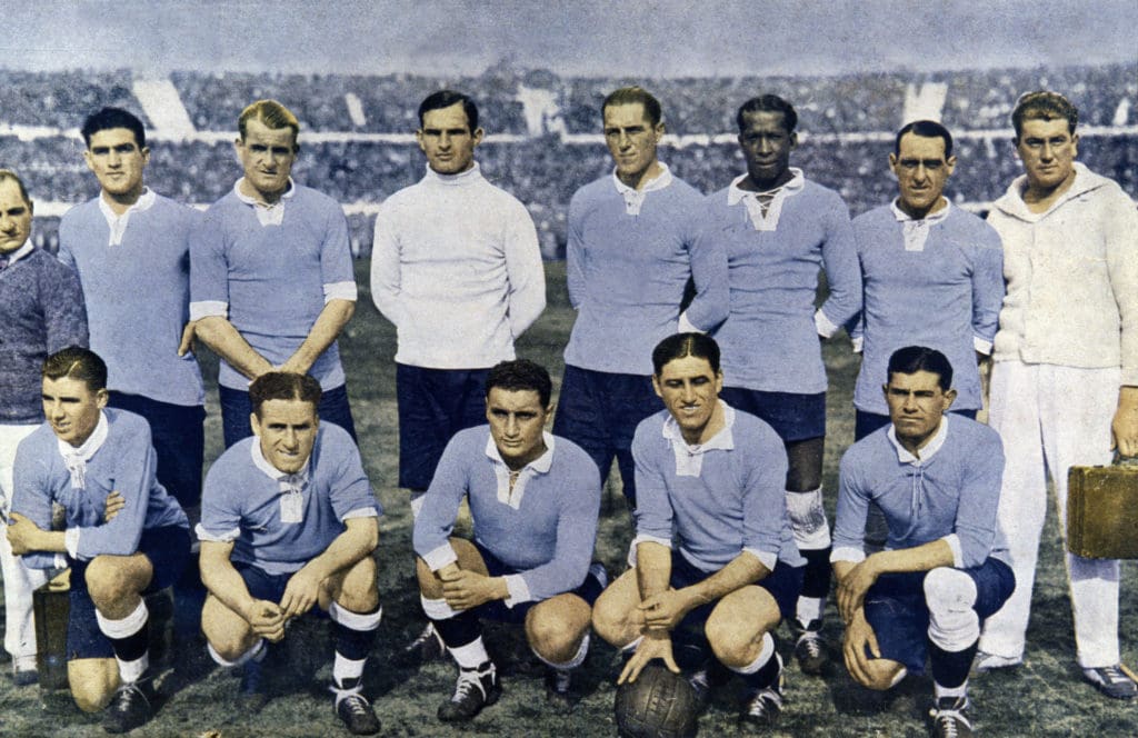 La selección uruguaya campeona del Mundial de 1930