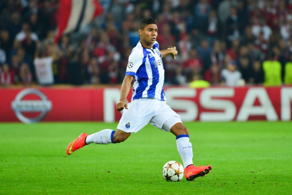 Casemiro con Porto en 2014