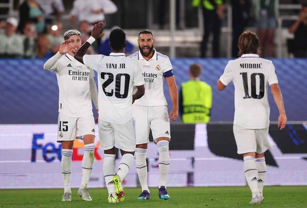 Valverde Vinicius Benzema Modric