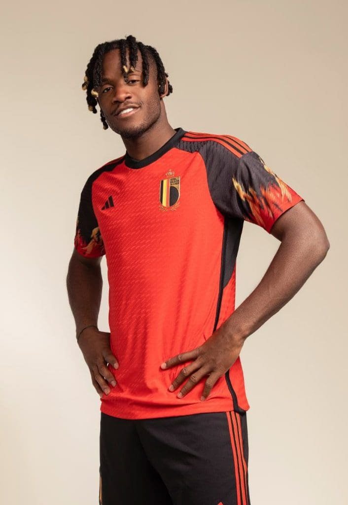 Bélgica, una de sus camisetas en el Mundial de Qatar