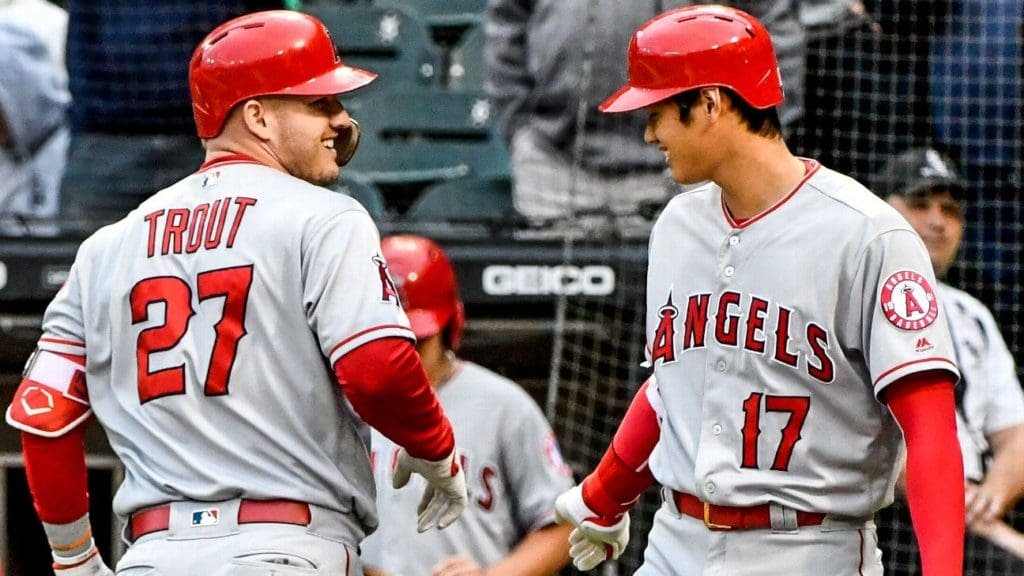 Mike Trout y Shohei Ohtani