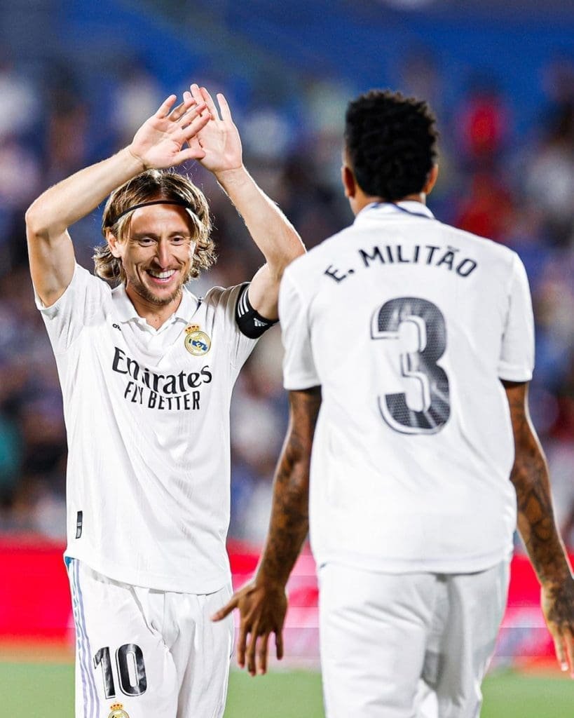 Militao y modric