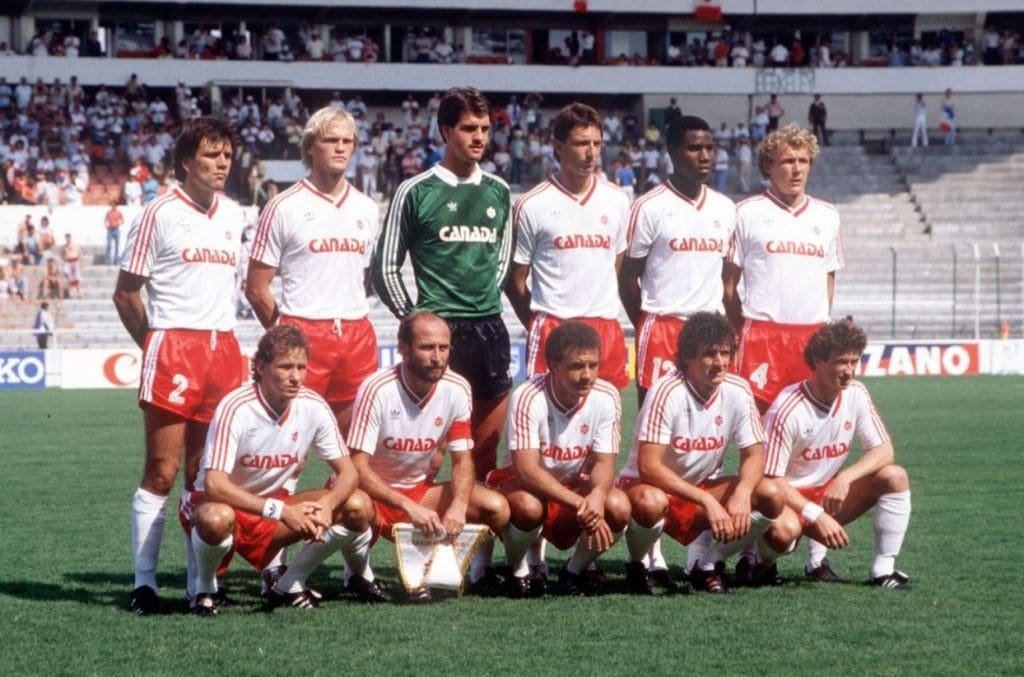 Canadá ante Francia en el Mundial de México 1986