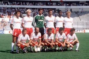 Canadá ante Francia en el Mundial de México 1986