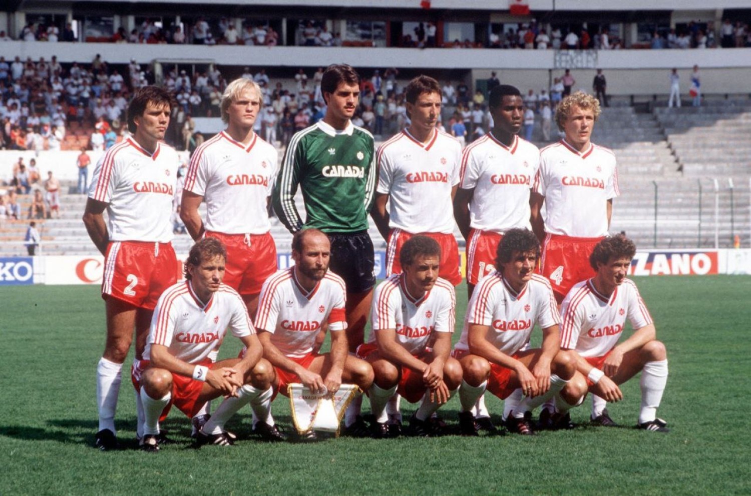 Canadá ante Francia en el Mundial de México 1986