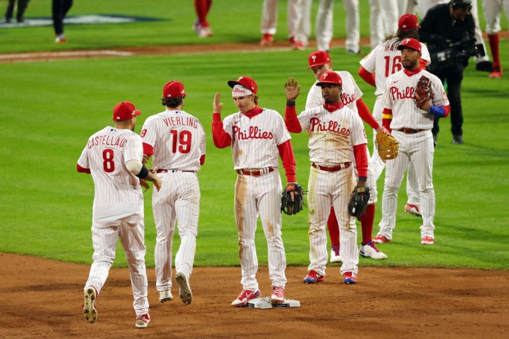Phillies vuelve a tomar ventaja en la NLCS 8 championship series san diego padres v philadelphia phillies game three 1