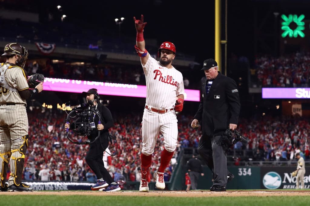 Phillies vuelve a tomar ventaja en la NLCS 1 championship series san diego padres v philadelphia phillies game three