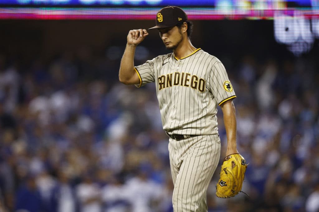 division series san diego padres v los angeles dodgers game two