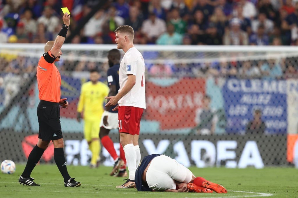 Andreas Cornelius, delantero de Dinamarca