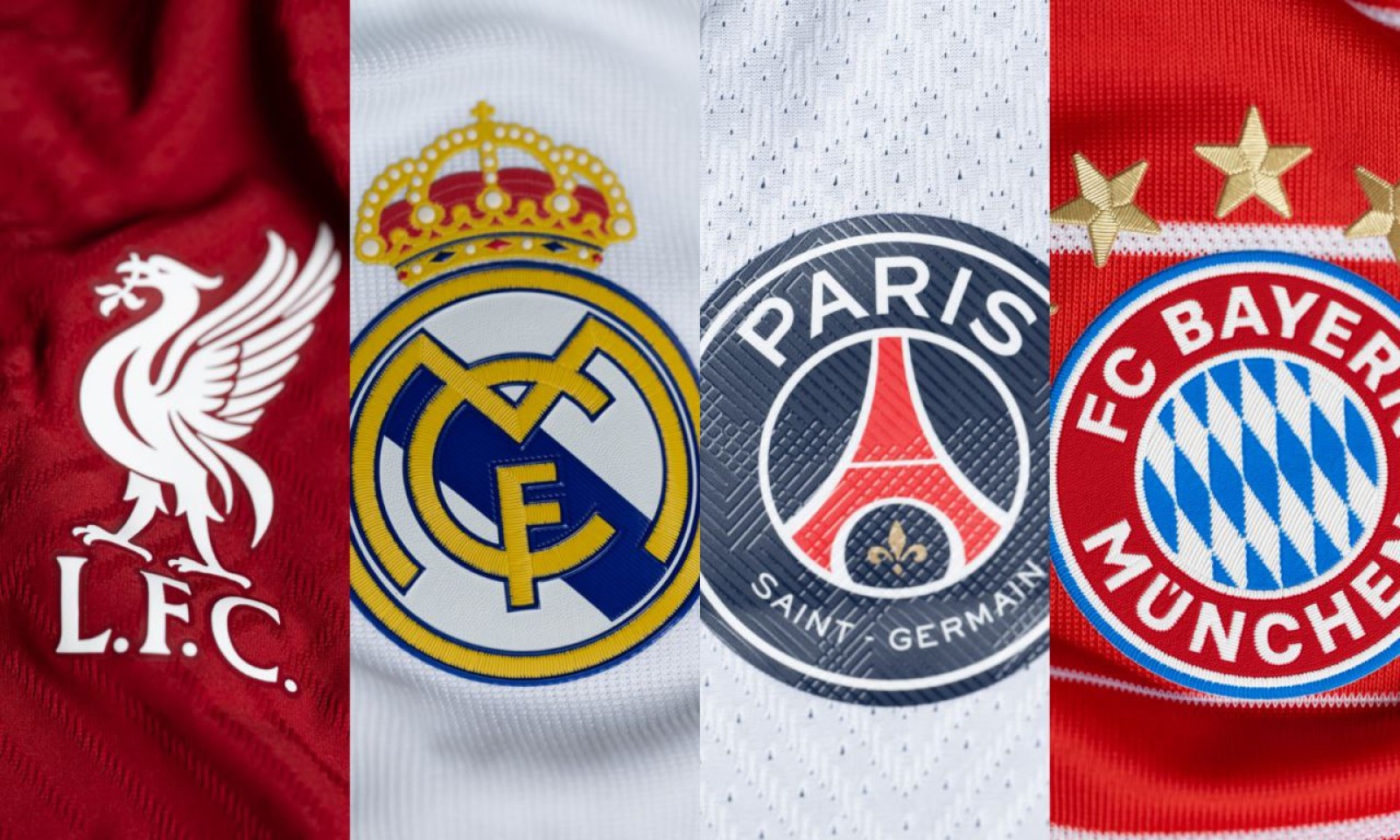 Liverpool vs Real Madrid y PSG vs Bayern, los grandes duelos de octavos de final de Champions League