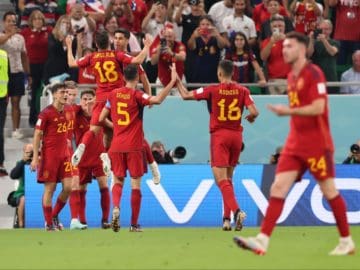 España logró una goleada histórica 7-0 ante Costa Rica