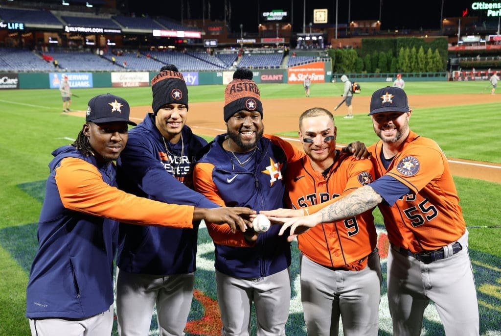 world series houston astros v philadelphia phillies game four
