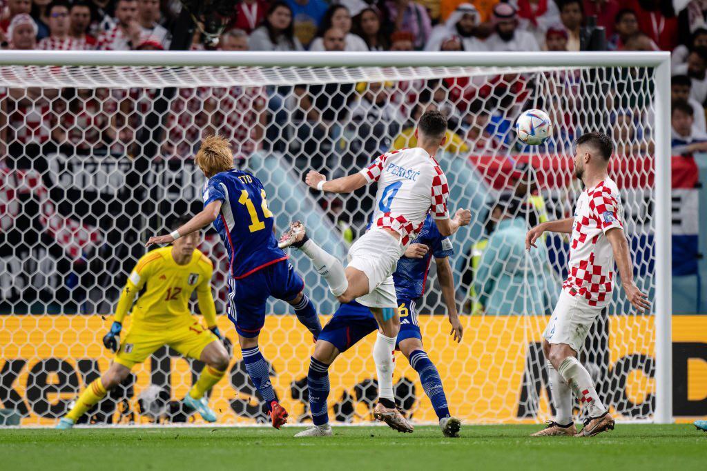 Ivan Perisic, autor del gol del empate de Croacia ante Japón