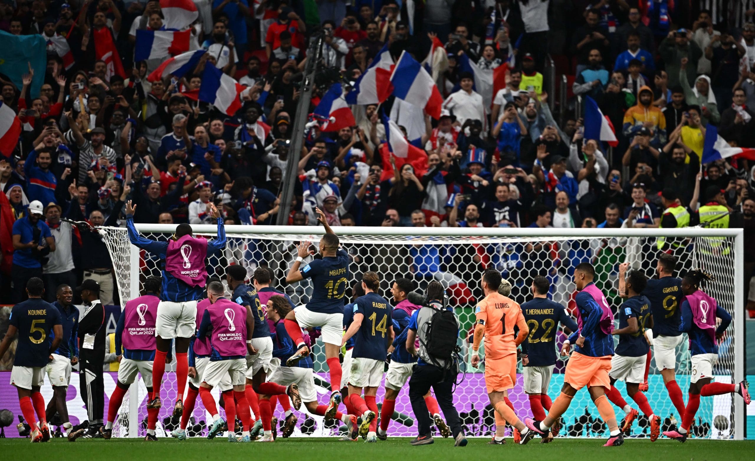 Francia dejó fuera a Inglaterra en el Mundial Qatar 2022