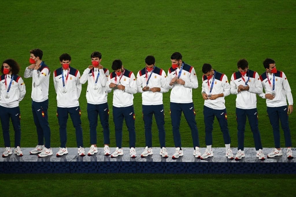 football oly 2020 2021 tokyo podium