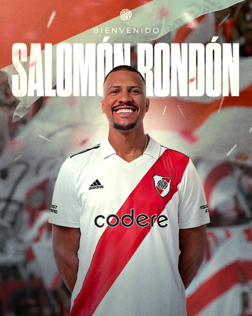 Salomón Rondón es nuevo jugador de River Plate