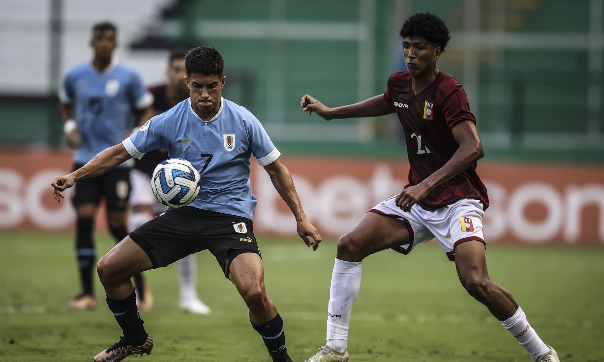 Venezuela cayó 3-0 ante Uruguay este martes, por el Sudamericano sub 20