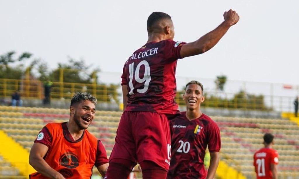 Venezuela vs Brasil: la Vinotinto sale sin temores en el Sudamericano sub 20 8 Brayan Alcócer marcó el 1-1 de Venezuela contra Paraguay