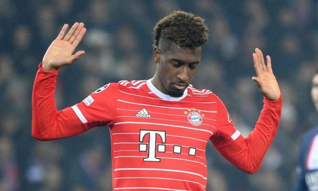 Kingsley Coman no quiso festejar su gol por su pasado en PSG.
