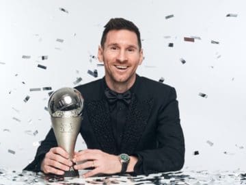 Leo Messi logró su segundo premio The Best de la FIFA