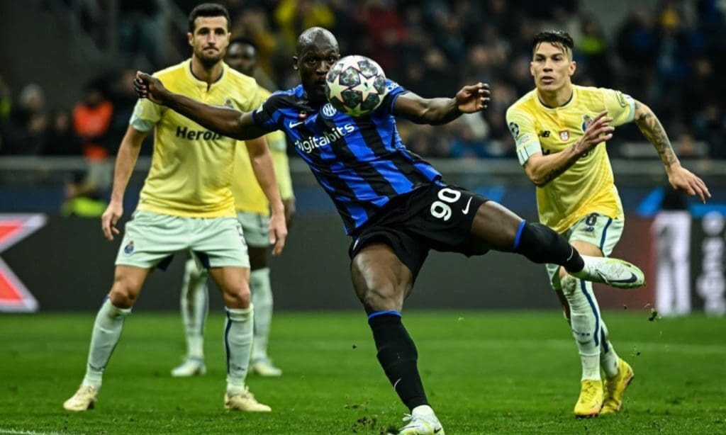 Romelu Lukaku anotó el gol del triunfo del Inter sobre Porto en Champions.
