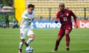 Lewuis Peña no pudo ser determinante para Venezuela ante Uruguay.