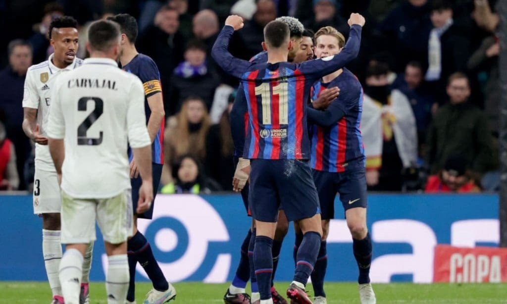 El Clásico: El muro del Barcelona frenó al Real Madrid 5 Barcelona ganó la ida de semifinales de Copa del Rey ante Real Madrid